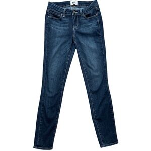 Paige Verdugo Ankle Blue Denim Skinny Cropped Stretch ELIA wash Size 26